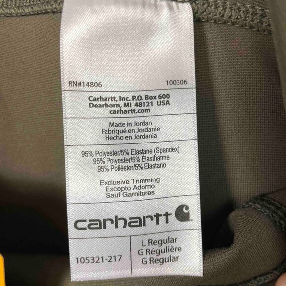 Carhartt NWT Force Fitted Lightweight Ankle Length Legging Womens Size L (12-14) - Picture 6 of 11